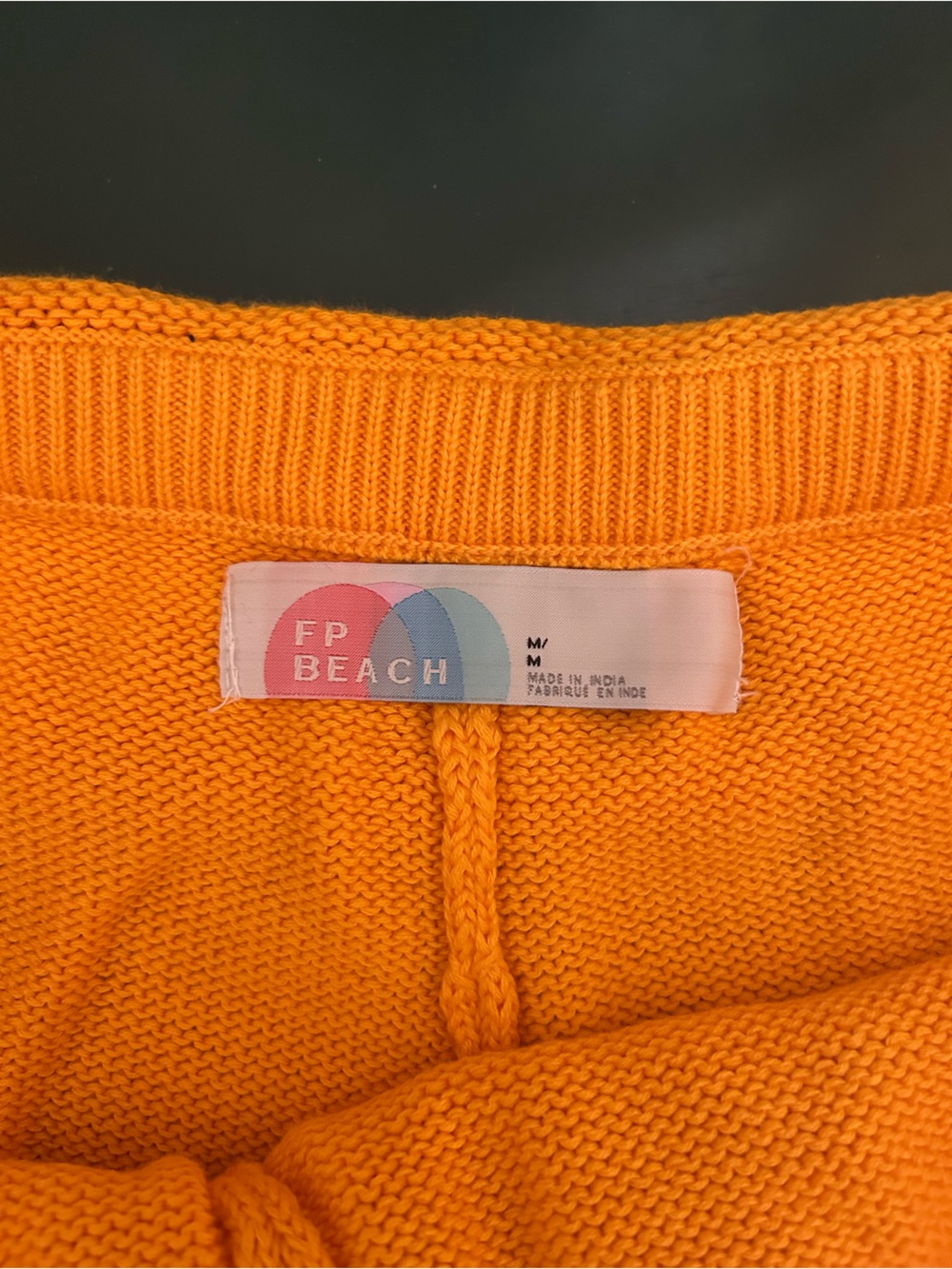 Rita Knit Sweater Shorts in Orange - Picture 7 of 8